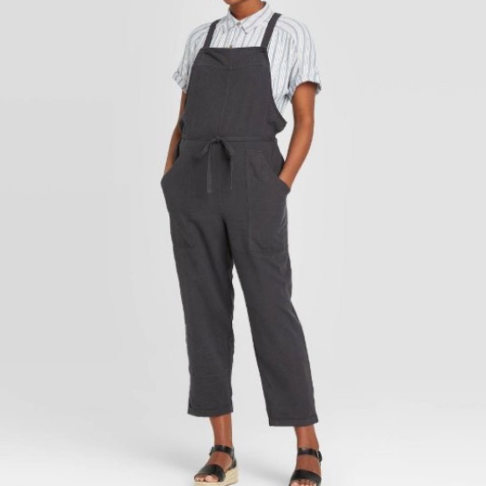 Linen overalls